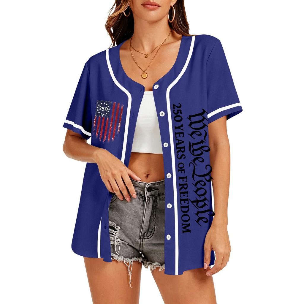 Children's Casual Cartoon Print Short-sleeved Baseball Jerseys Children's Sportswear Top