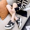 Fashion Board Shoes Women's Sneakers New Muffin Thick Bottom Khaki Black White Color Matching Fashion Women's Shoes Casual Sports Shoes