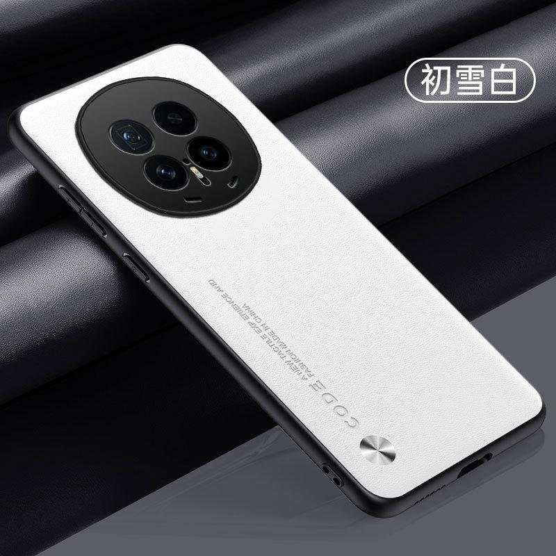Applicable to Huawei Honor Magic8Pro plain leather mobile phone case Honor X60Pro anti-drop Honor X9C protective case