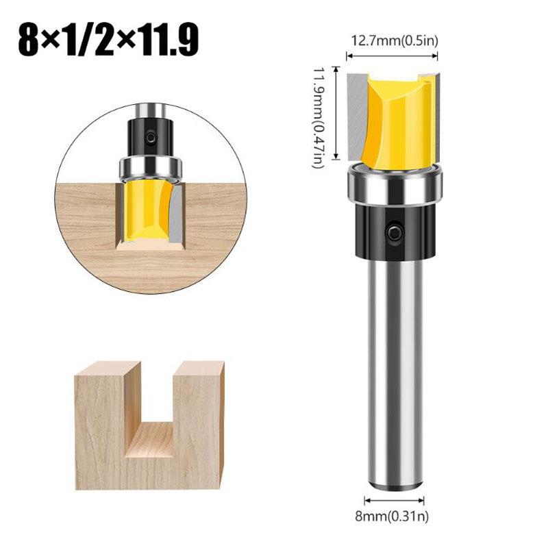 

Фреза 8мм хвостовик шаблонная кромочная петлевая долбежная фреза прямая концевая фреза заподлицо шпунтовая деревообрабатывающие инструменты NO1
