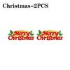 Christmas Restaurant Table Decor Durable Metal Holiday Accessories with Merry Christmas Design for Home Christmas Decoration