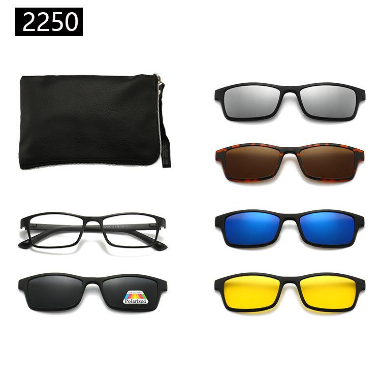 22XX Magnetic Clip-on Polarized Sunglasses for UV Protection and Driving