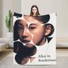 Alice in Borderland Coperta con Poster in Pile Primavera Autunno Coperta Calda Multifunzione per Casa Camera da Letto Trapunta