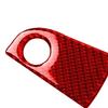 Red Carbon Fiber Storage Box Handle Cover Trim For Alfa Romeo Giulia 2017-