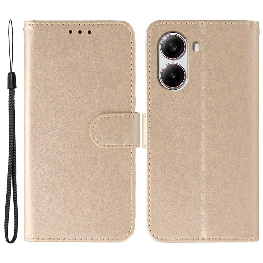 For Xiaomi Poco X7 Pro 5G Cases PU Leather Flip Wallet Phone Cover with Strap
