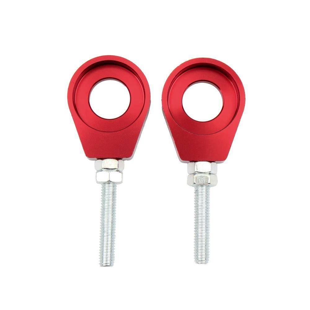 2 Stück 12mm Motorrad-Modifikationsteile Schwerlast-Kettenspanner Einstellschraube Pit ATV