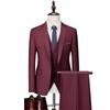 Herrenbekleidung Herren Business Casual Anzug Anzug Hochzeit Bräutigam Anzug Dreiteiliger Anzug Anzüge und Blazer