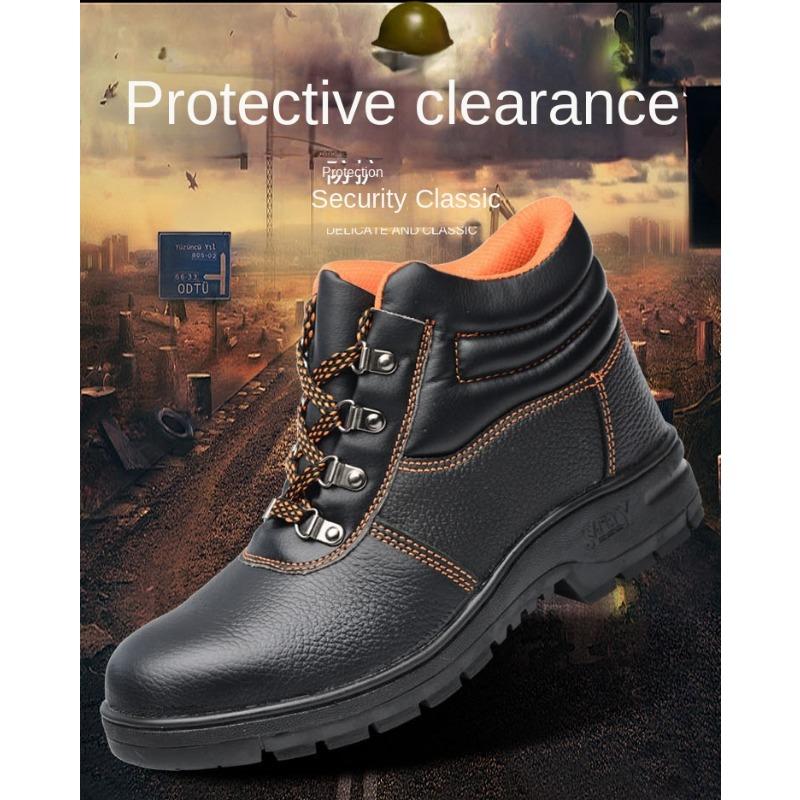 Labor Insurance Shoes Safety Shoes Anti-smashing and Anti-piercing Work Shoes Wear-resistant and Non-slip, Protective Shoes