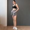 Women Tennis Skorts Sport Athletic Yoga Shorts Skirt Anti Exposure Fitness High Waist Shorts