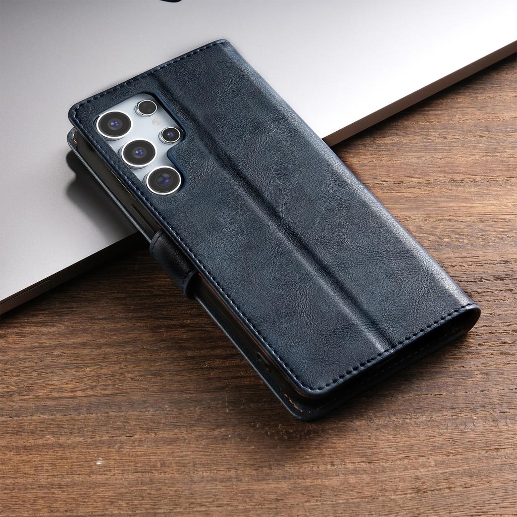 N.BEKUS CSJ-001 For Samsung Galaxy S26 Ultra Stand Case PU Leather Wallet Phone Cover