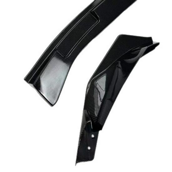 Gloss Black Carbon Fiber Front Lip for BMW M3/M4 G80 G82 - V Style Three-Piece Body Kit