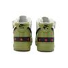 Nike Air Force 1 811 Manufacturing Slip Resistant Abrasion Resistant Mid top Skateboard Shoes Men's Army Green & White CW2289-111(Team80-)