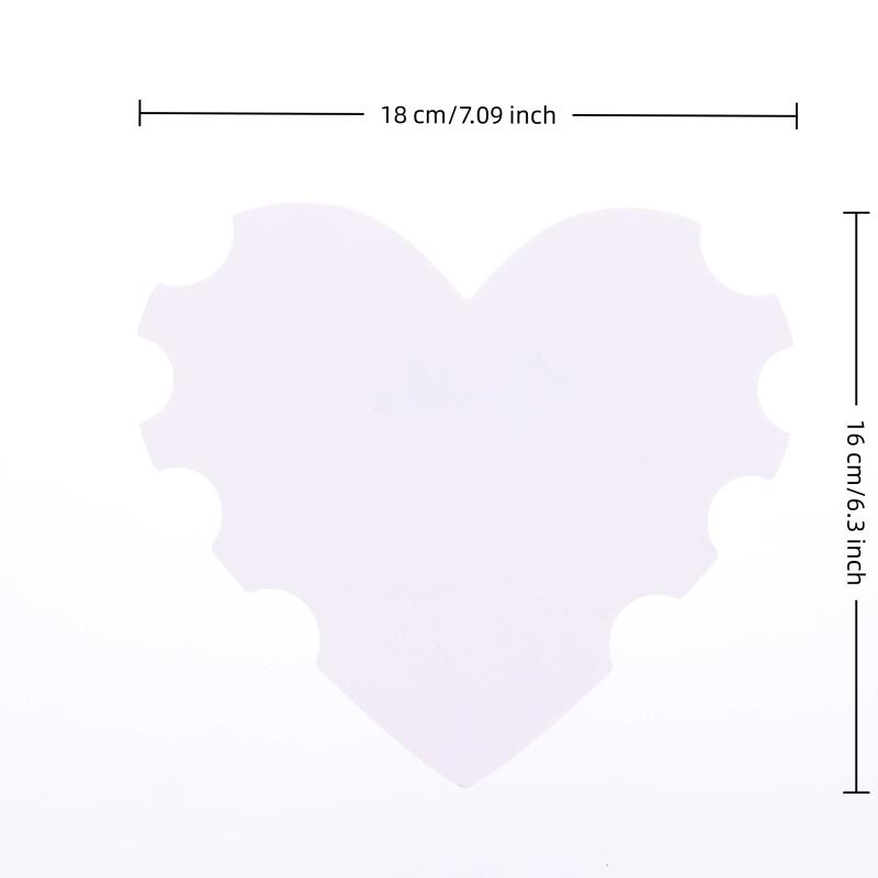 Prezent dla stylistki paznokci z sercem, Zdjęcia rzęs, Paznokcie By, Dekoracja salonu, Pokój kosmetyczny, Fryzjer, Paznokcie, Logo firmy, Rekwizyt do zdjęć w mediach społecznościowych