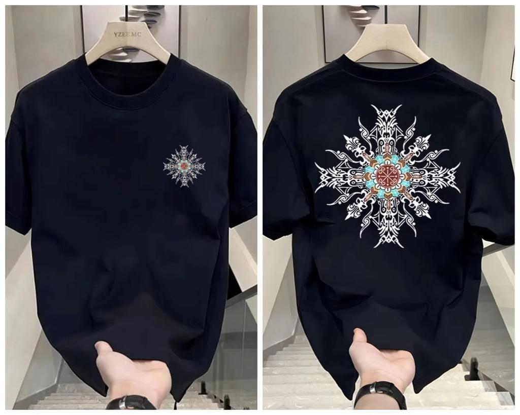 2026 Summer Soft Comfy Cotton Breathable Trendy TShirt American Printed Casual Crew Neck Unisex Short Sleeve Tee