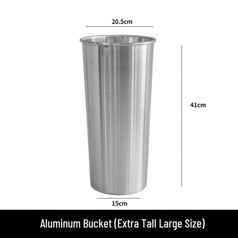 Декоративное алюминиевое ведро для цветов