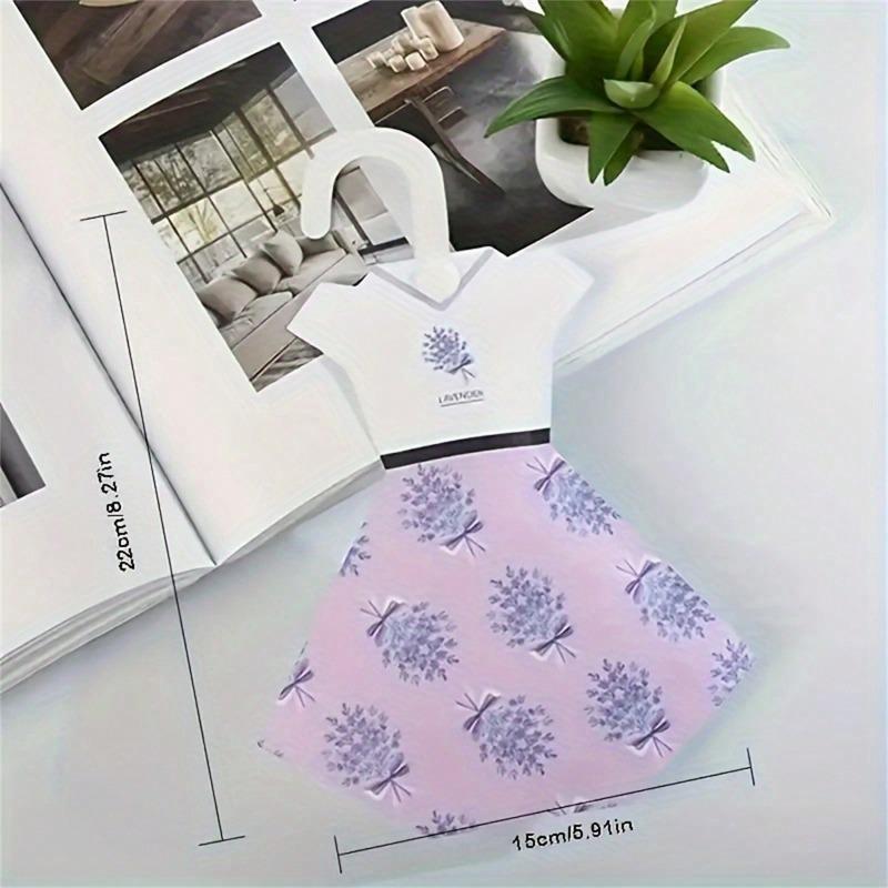 5PCS Hanging Aromatherapy Coating Cabinet Sachet Deodorizing Sachet Paper Bag Princess Skirt Girl Skirt Sachet Wholesale Hook Sachet