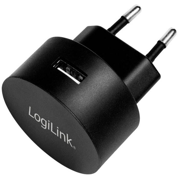 LogiLink Chargeur USB 10.5 W 1x USB-A Noir Intérieure