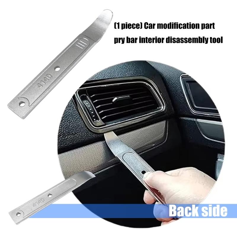 Multipurpose 4140 Pry Tool for Car Trim Disassembly Steel Construction Ergonomic Grip Comfortable Handling
