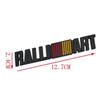 3D Metal Car Styling RalliArt Front Grille Emblem Sticker Car Trunk Badge For Mitsubishi RalliArt Lancer Ralli Art 9 10 Asx
