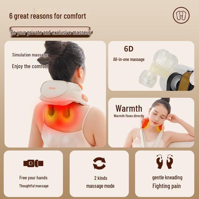 Misida Smart Neck and Shoulder Kneading Massager