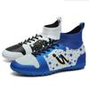 K100 Football Shoes Children Boys Girls Mid To High Height Flying Weave HG Long Nails FG Broken TF Flat Leather Surface Sport
