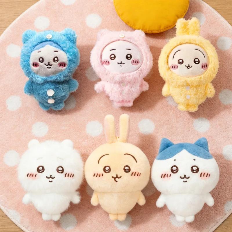 Kawaiichiikawa Plush Toy Collection Little Creatures Hachiware Usagi Fluffy Stuffed Doll Cute Anime Room Decor Souvenir Gift
