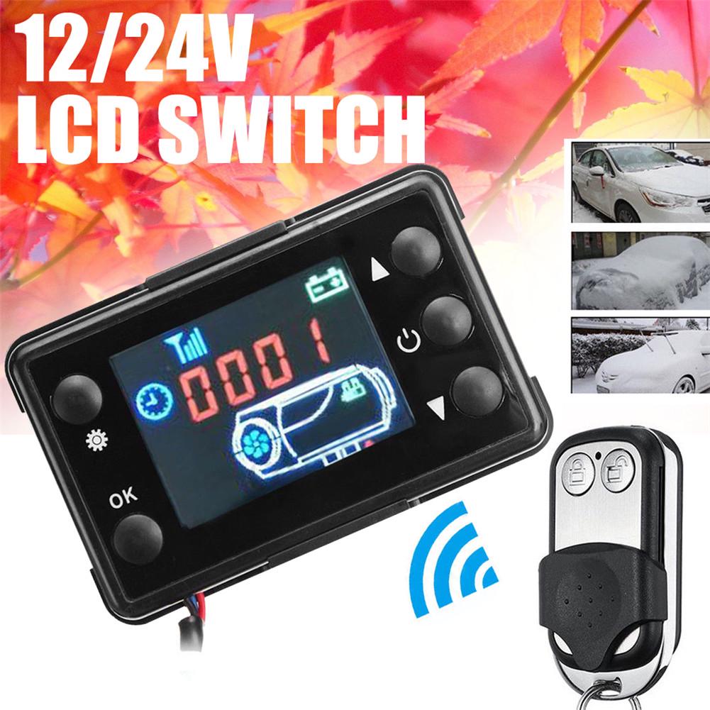 High Quality 12V/24V LCD Monitor Switch Board And Air Diesel Heater Parking Remote Controller Car Accessories