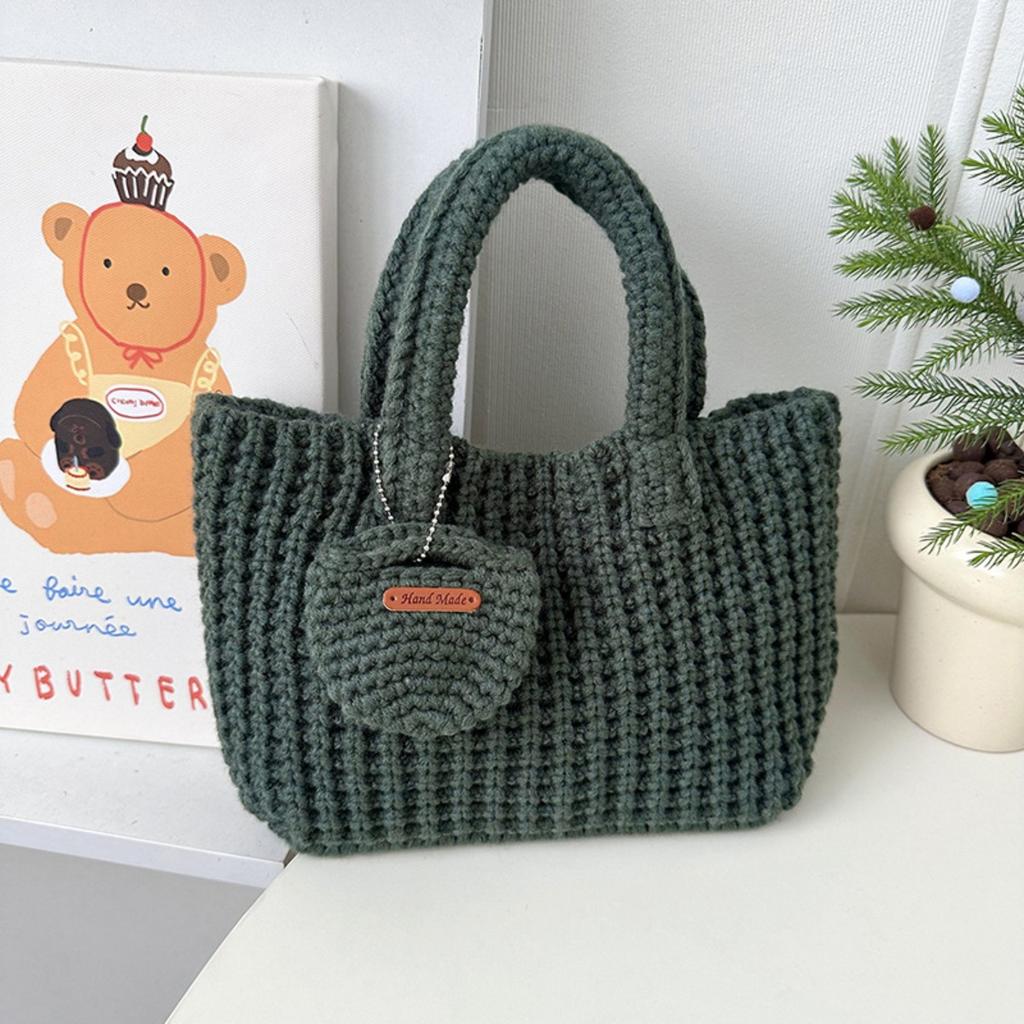 Hand Woven Cute Handbag 30*14*8cm