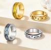 European & American Vintage High-End Stainless Steel Couple Rings