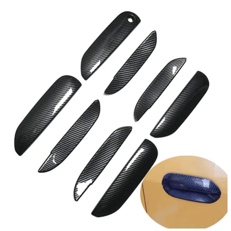 Carbon Fiber Pattern Exterior Door Handle & Bowl Decor for 08-13 Honda Fit/Jazz MK3