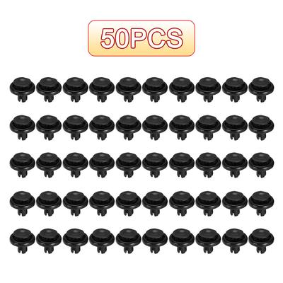 Attaches de Voiture Clips 50 Pièces Clips de Retenue en Plastique Rivets à Poussoir pour Voiture Clips de Garniture Remplacement Universel pour Toyota Honda