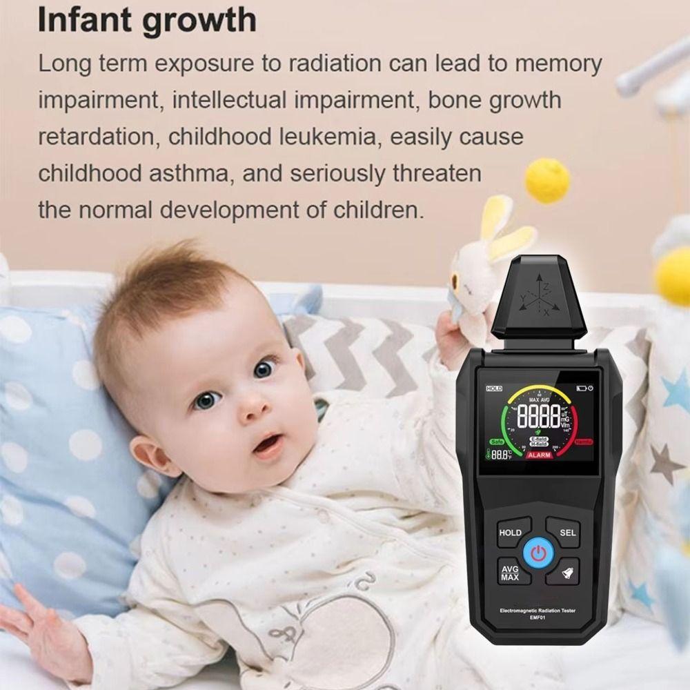 EMF Reader Electromagnetic Field Radiation Tester EMF01 Ghost Hunting Detector Electrician