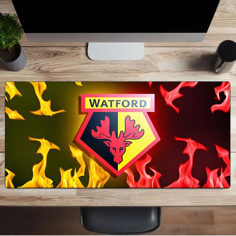 Watford Crest Design Mouse Pad, Gaming Mouse Pad, Keyboard Pad, Desk Decor for Computer Notebook Fan Gift Birthday Gift
