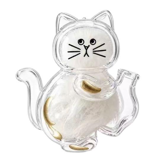 Cat Whiskers Holder Refrigerator Magnet, Transparent Cat Furs Keepsake Vase Fridge Magnet, Pet Memorial Decoration for Home, Kitchen