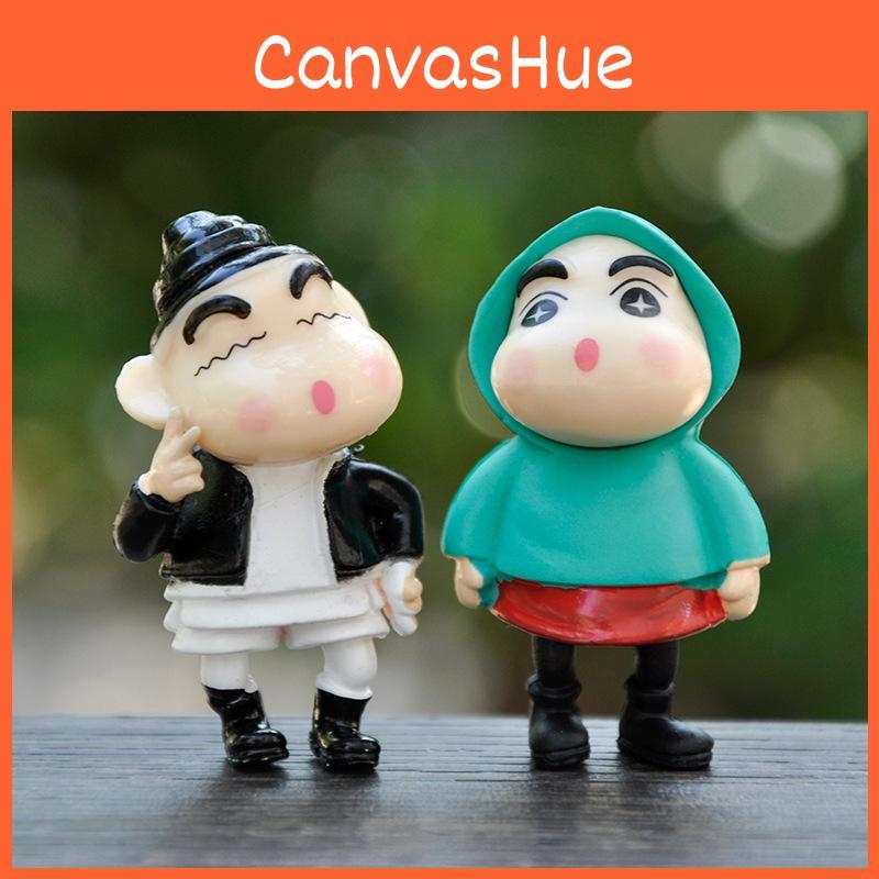 Raincoat Shinchan Blind Bag Pvc Model For Creative Micro Landscape Decoration Special Characters Included