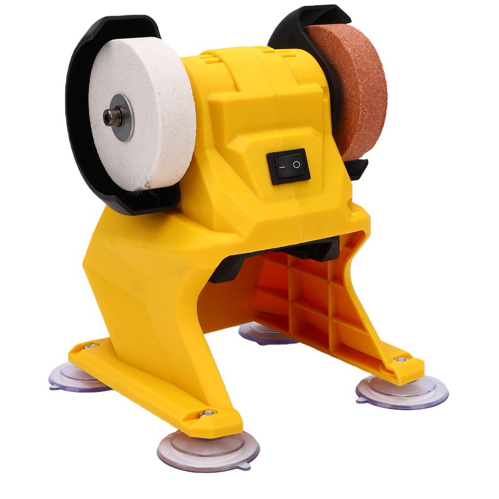 Mini Bench Grinder Fit for DCB206 Battery Cordless Small Sanding Grinding Polishing Machine with 4 Suction Cups