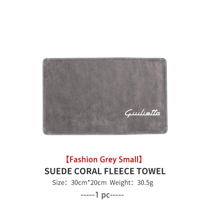 Car Wiping Drying Cloth Towel Absorbent Microfiber Towel For Alfa Romeo 159 Giulietta Giulia 147 Mito 156 159 166 GT Stelvio