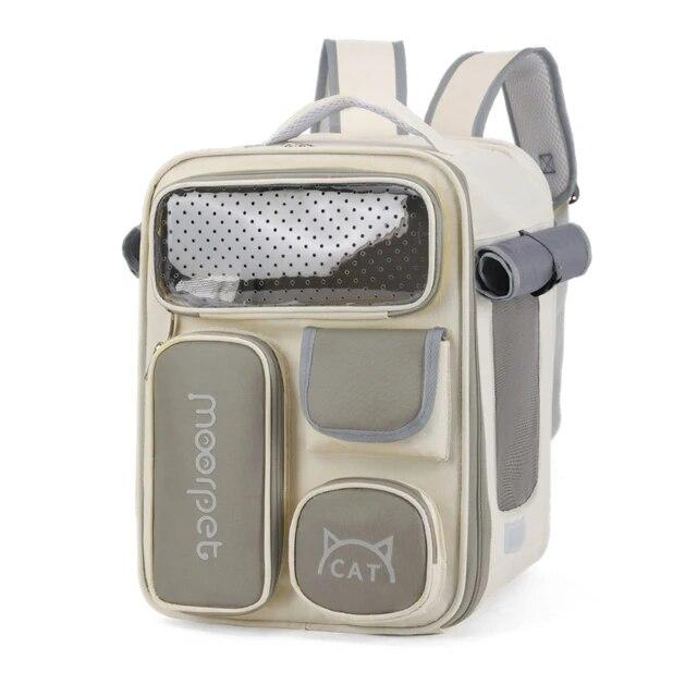 

Вентилируемая сумка для домашних животных, рюкзак для маленьких кошек и собак, дышащий рюкзак для кошек, путешествий, кемпинга, домашних животных