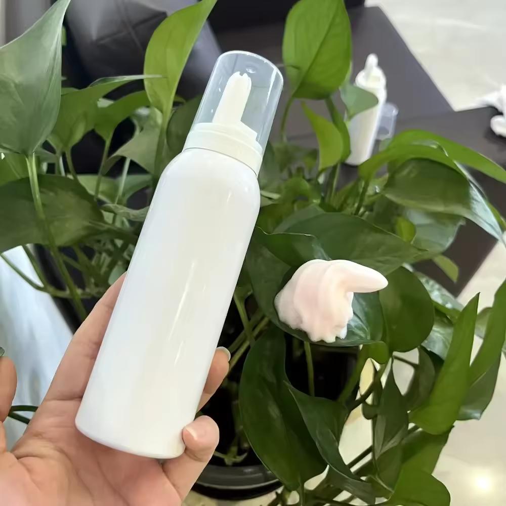 Wholesale Vegan 100ml Eyelash Extension Foam Cleanser Tear-Free Lash Shampoo Cruelty Free Custom Strawberry Mousse Whipped Cream