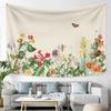 Home Wall Decoration Tapestry Colorful Wildflower Plant Background Hanging Cloth Office Living Room Tapestry