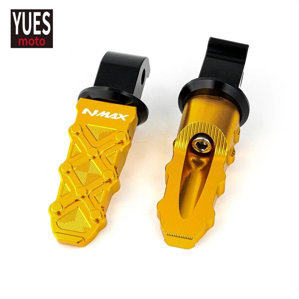 Motorräder Zubehör Hinten Fußrasten stützen Passagier Fußstützen Für Yamaha NMAX155 NMAX 155 125 2015-