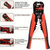 1pc 24-10AWG Wire Stripper - Multi-Function Quick Peel & Cut Cable Crimping Tool with Non-Slip Grip for Home Improvement