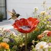 Handmade Metal Garden Stakes, Bee Watering Stations, Garden Bee Baths, Metal Bee Water Feeders With Floral Patterns