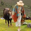 Travel cloak outside travel photo decoration shawl woman