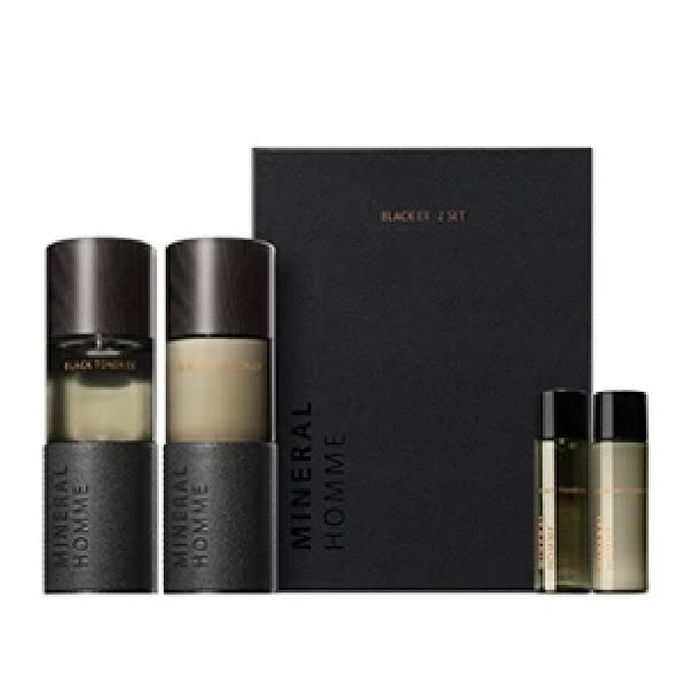 Mineral Homme Black EX 2-piece set_Men s_US Mineral Homme EX 2-piece set 130ml+130ml,31ml+31ml