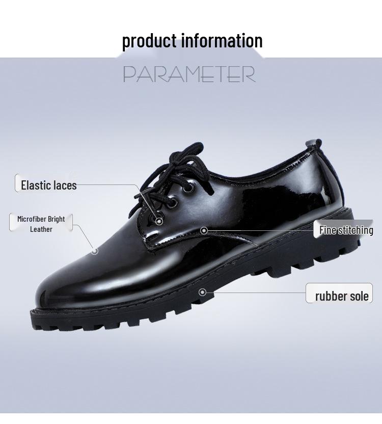Unisex British-Style Leather Shoes for Kids: Soft-Soled, Versatile Performance Footwear in Various Styles