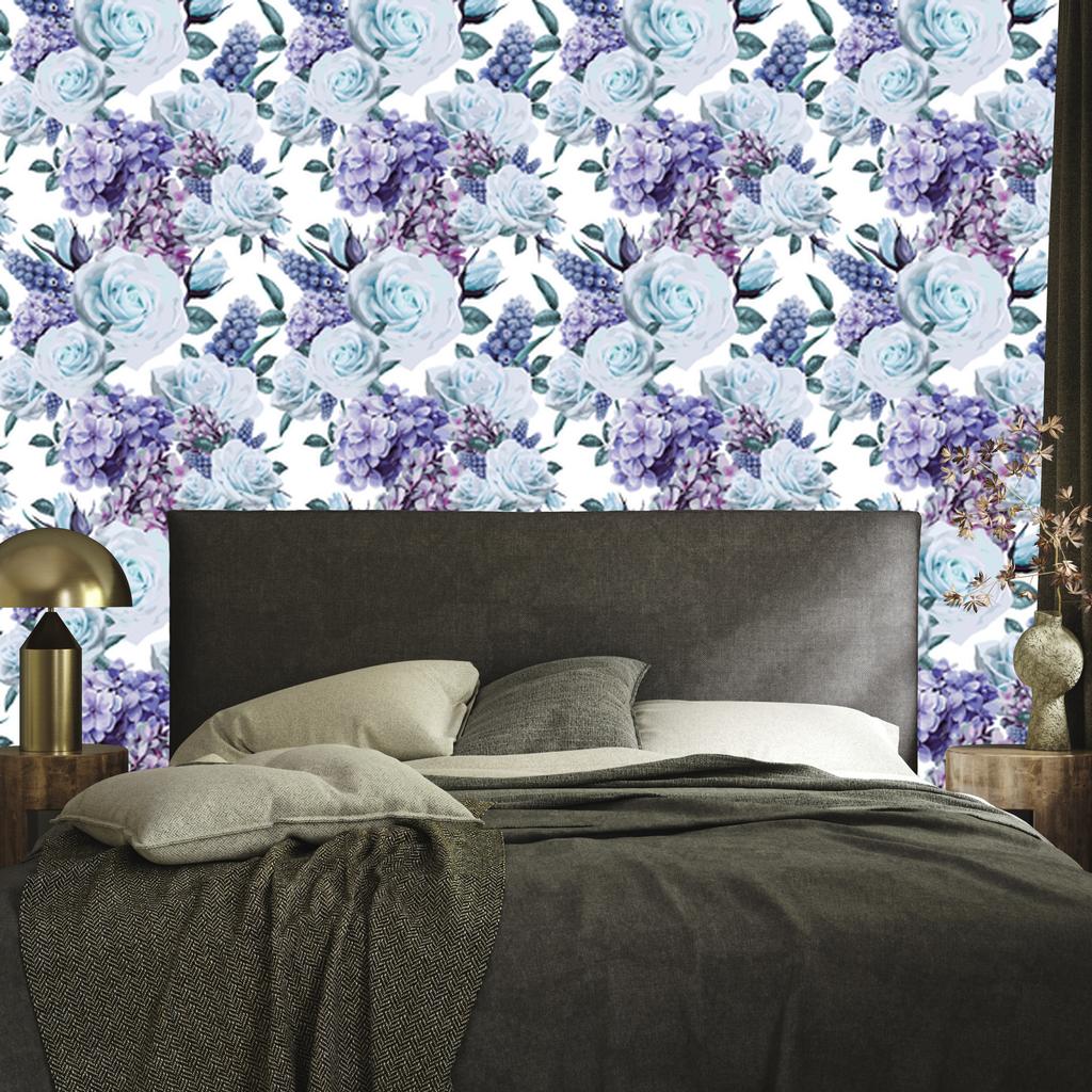 Fruit roses wallpaper for living room and bedroom 50x1000