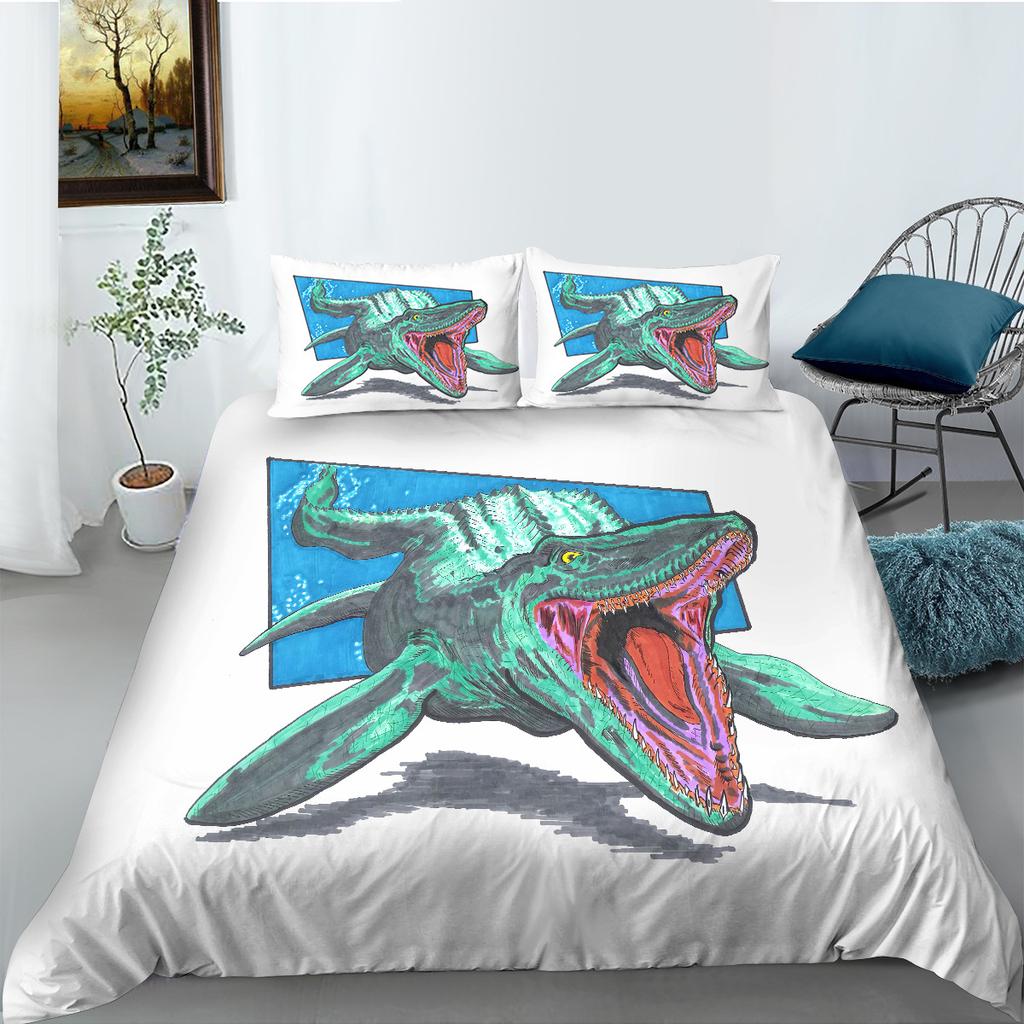 Mode Dinosaurier Serie Polyester Bettwäsche Zwei- oder Dreiteilig Digitaldruck