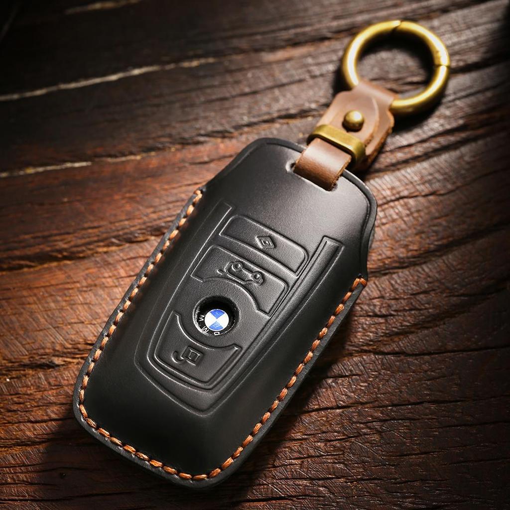 [BMW] Car Key Cover Cowhide Handmade Suitable for X1 X2 X3 X4 X5 X6 X7 M5 3 Series 5 Series