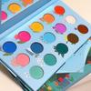 Dopamine 15 Colors Eyeshadow Palette Cool Sense of Rainbow Stage Makeup Cos Play Makeup Pearl Matte Student Makeup Eyeshadow Palette